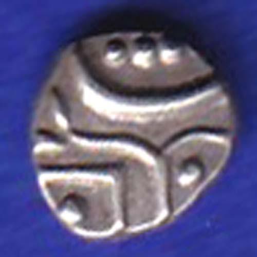 TRAVANCORE STATE RAJARAM VERMA IV SILVER CHUKRAM COIN:- SB 17