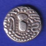 ANCIENT INDIA GADHAYA DYNASTY KING PORTRAIT COIN :SB23