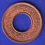 British india king george vi 1945 one pice beautiful copper Coin :-SB24