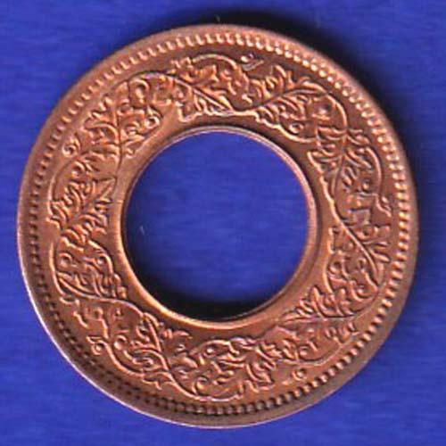 British india king george vi 1945 one pice beautiful copper Coin :-SB24