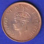 BRITISH INDIA 1942 GEORGE VI ONE QUARTER ANNA-SB38