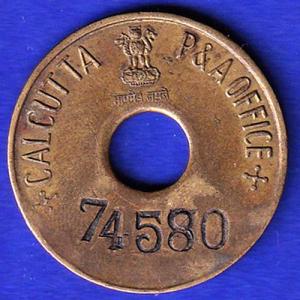 Token : CALCUTTA P&A OFFICE 74580 SB:51