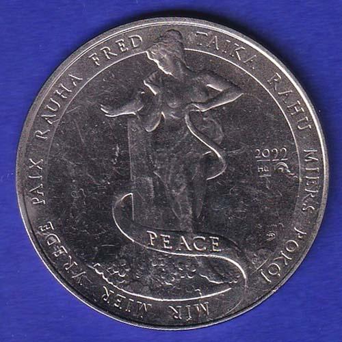 WORLD COIN :- MIR MIER VREDE PAIX RAUHA FRED TAAIKA RAHU MIERS POKOJ 2022 SB:60