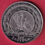 world coin: 100 LAT ZLOTEGO :-SB6