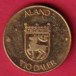 Finland 10 Markkaa Aland 1991 tio deler tio mark :-SB8