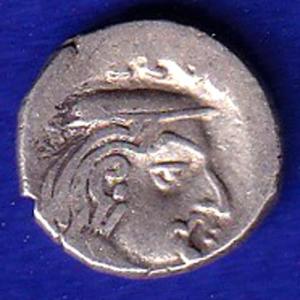 ANCIENT INDIA KSHATRAP DYNASTY KINGS PORTRAIT RARE SILVER Beautiful Coin:-  SB88