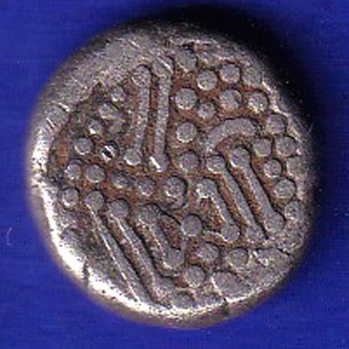 ANCIENT INDIA GADHAYA DYNASTY KING PORTRAIT COIN :-SB92