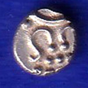 TRAVANCORE STATE RAJARAM VERMA IV SILVER CHUKRAM COIN:- SB96