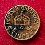 1 Heller German East Africa - Wilhelm II 1908 Coin