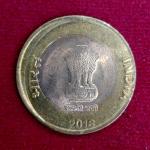 10 Rupees 2016 Off Center Error Coin (Hyderabad Mint)