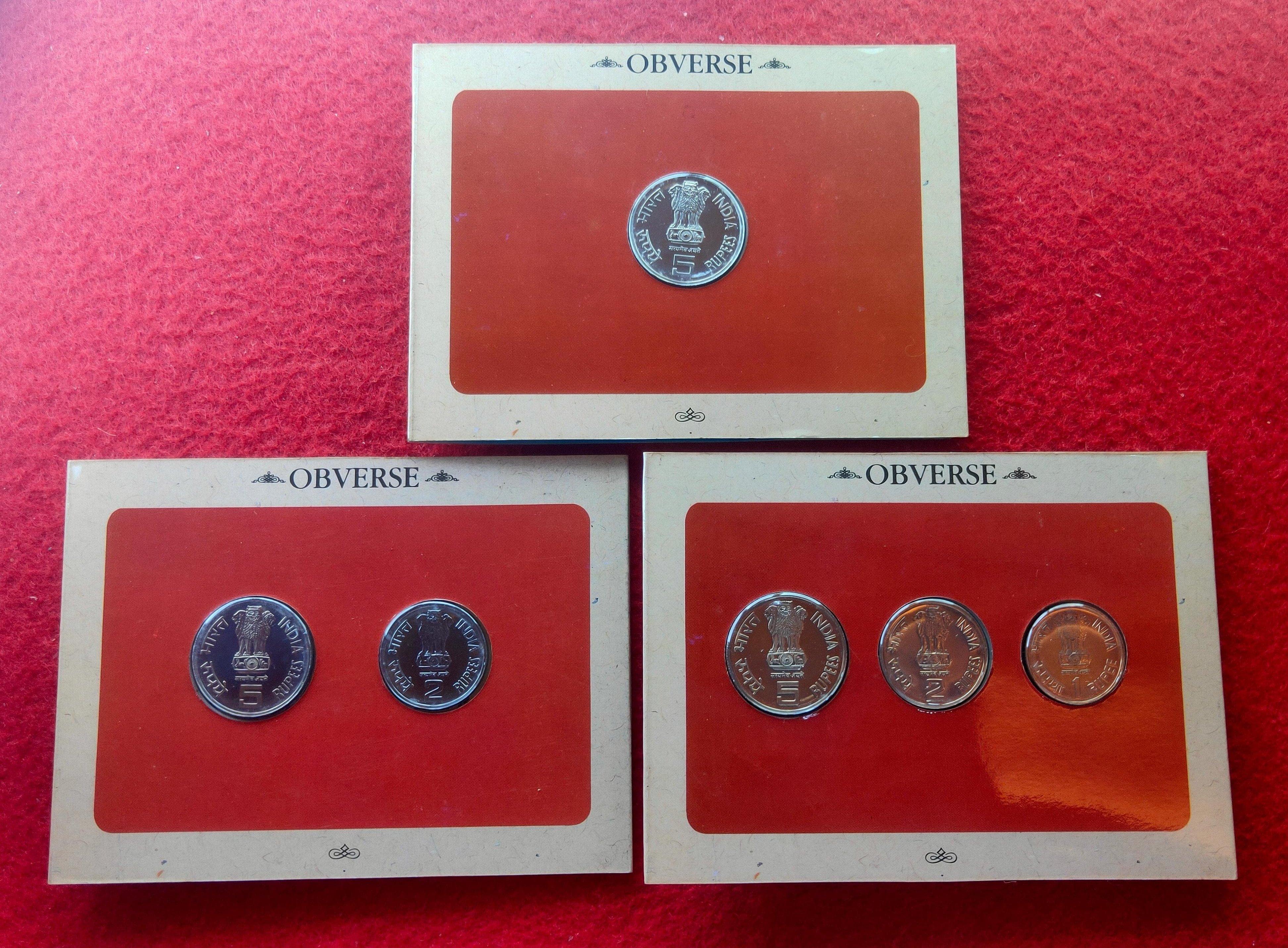 1991 - Indian Tourism Year UNC 3 Sets