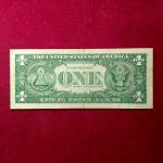United States (USA) 1 Dollar Silver Certificate Sign By Clarence Douglas Dillon (Blue Seal) 1957 Banknote