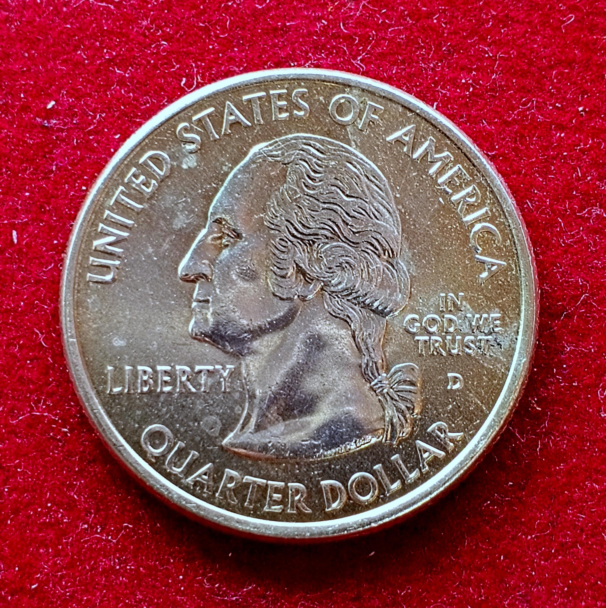 United States (USA) 1/4 Dollar “Washington Quarter Louisiana 2002 Coin
