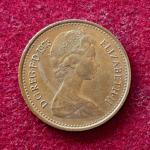 United Kingdom (UK) 1/2 New Penny Elizabeth II 1973 Coin