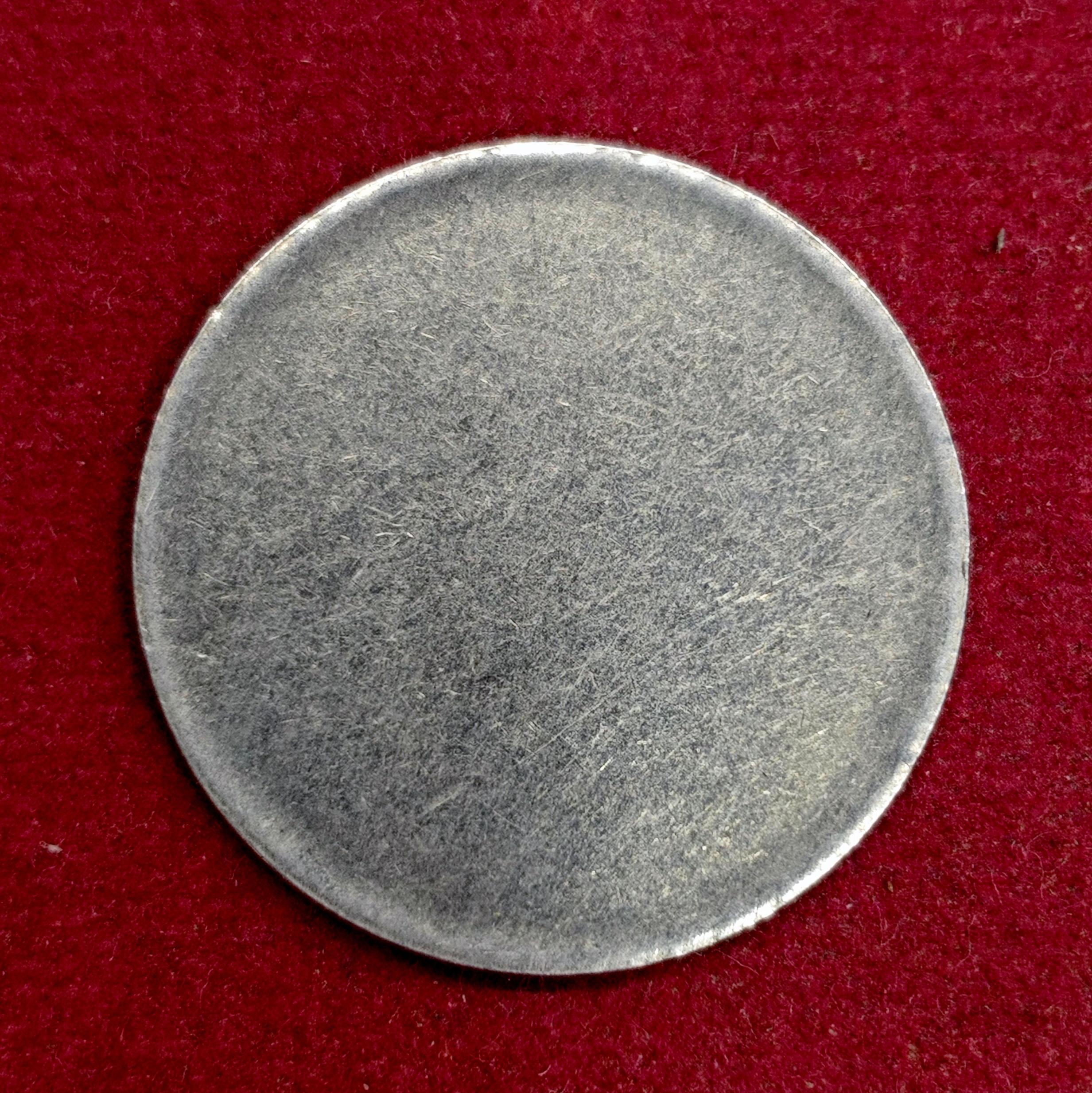 2 Rupees Blank Planchet Error Coin