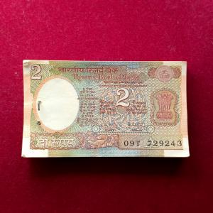 2 Rupees R.N.Malhotra 58 Notes (09T 729243 - 09T 729300)