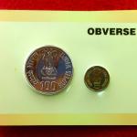 2009 - 60 Years of the Commonwealth UNC 2 Coins Set (Rs.100, Rs.5)