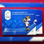 2010 – XIX Commonwealth Games Delhi Hyderabad 1 Coin UNC Set (Rs 5)