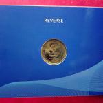 2010 – XIX Commonwealth Games Delhi Hyderabad 1 Coin UNC Set (Rs 5)