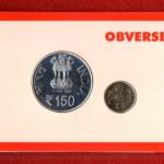2012 – 150th Birth Anniversary of Madan Mohan Malaviya 1851-2011 UNC 2 Coins Set (Rs.150, Rs.5)
