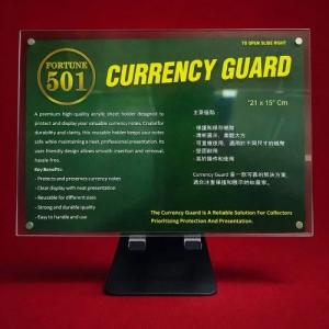 Currency Guard – Durable & Reusable Note Protection Holder (21 X 15 Cm) Fortune 501