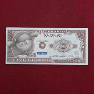 5 KidZo KidZania Play Currency Note – Collectible Fantasy Money