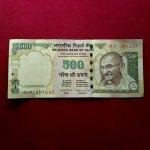 500 Rupees Birthdate 12th Dec 1957  Banknote (5UT 201257) Pravin Togadia