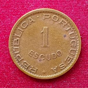 Angola 1 Escudo 1963 Coin