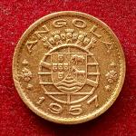 Angola 50 Centavos 1957 Coin