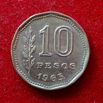 Argentina 10 pesos 1963 Coin