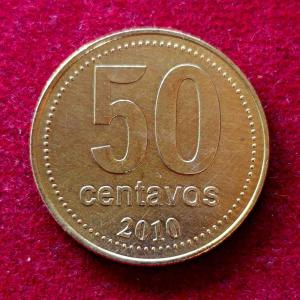 Argentina 50 Centavos 2010 Coin