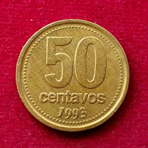 Argentina 50 Centavos 1993 Coin