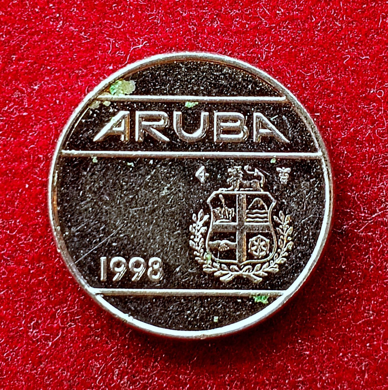 Aruba 10 Cents - Beatrix 1998 Coin