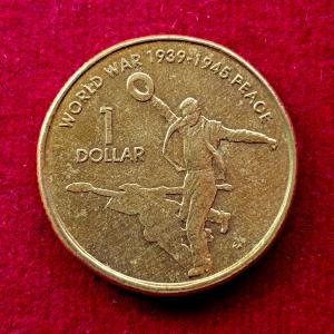 Australia 1 Dollar - Elizabeth II Peace - End World War II 2005 Commemorative issue Coin