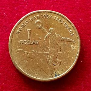 Australia 1 Dollar - Elizabeth II Peace - End World War II 2005 Commemorative issue Coin