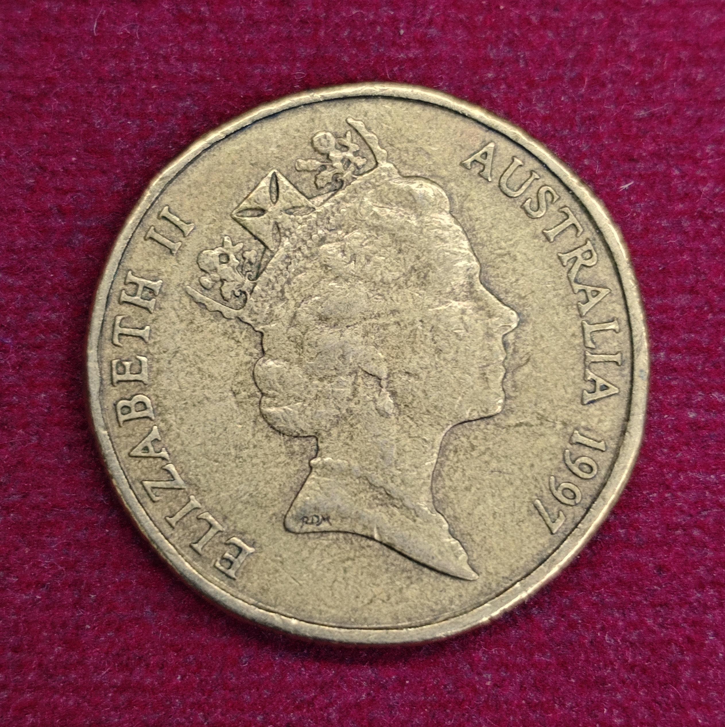 Australia 1 Dollar - Elizabeth II  Sir Charles Kingsford Smith 1997 Commemorative  Coin