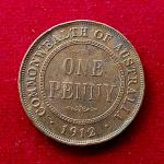 Australia 1 Penny George V 1912 Coin
