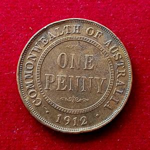 Australia 1 Penny George V 1912 Coin