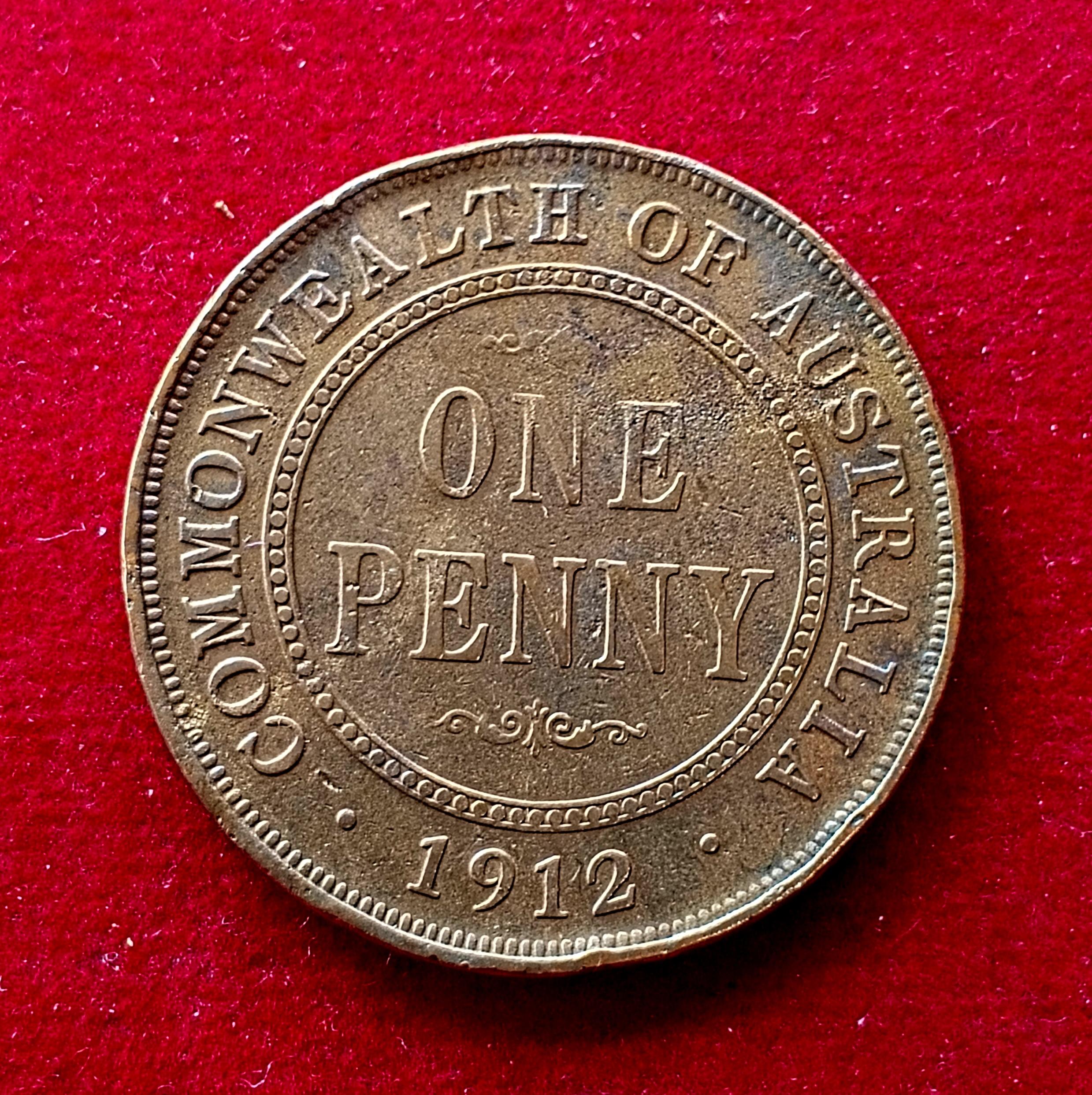 Australia 1 Penny George V 1912 Coin