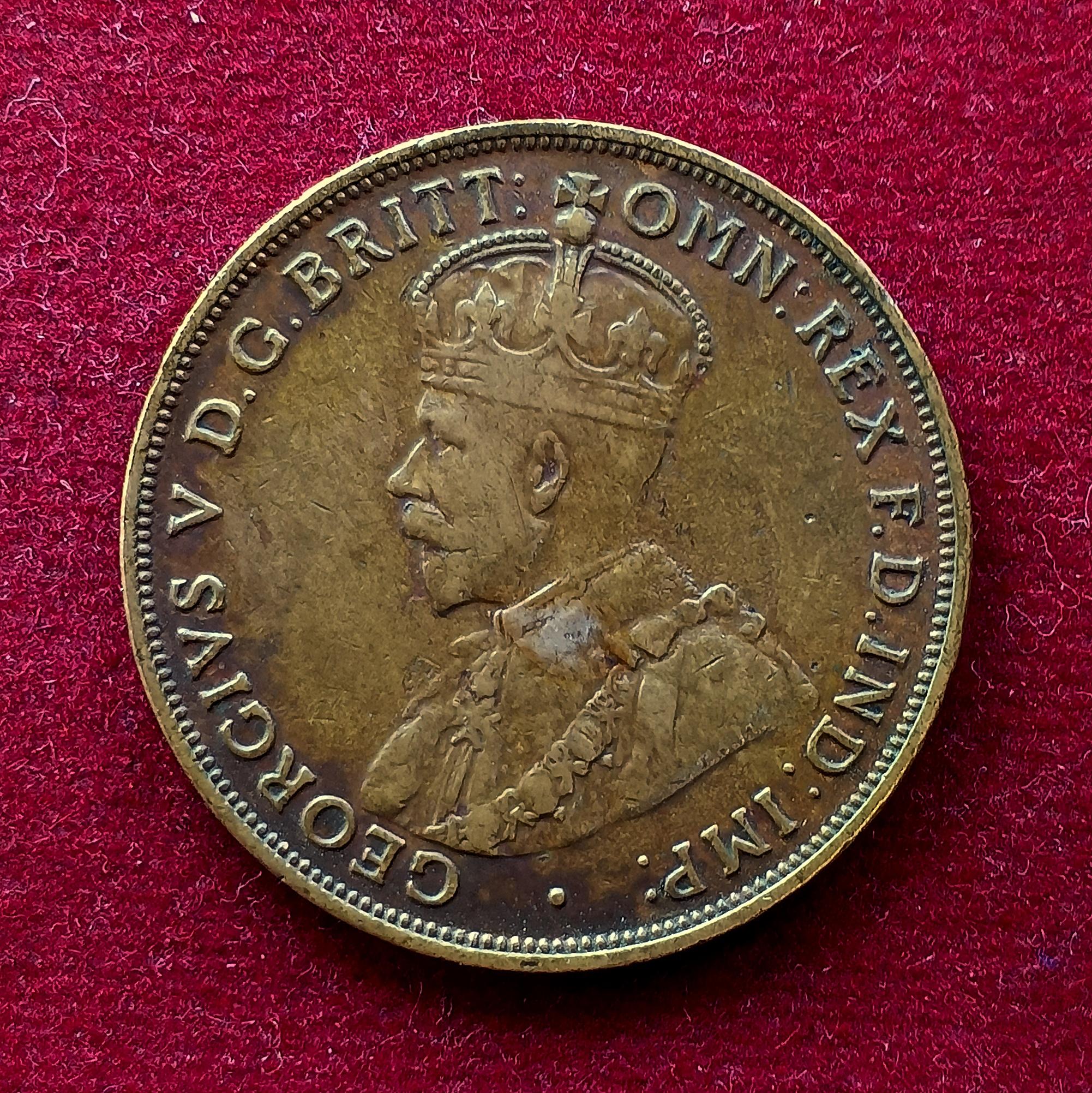 Australia 1 Penny George V 1917 Coin
