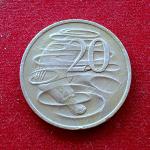 Australia 20 Cents Elizabeth II 1976 Coin