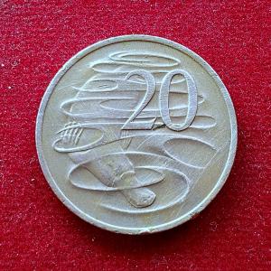 Australia 20 Cents Elizabeth II 1976 Coin