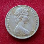 Australia 20 Cents Elizabeth II 1976 Coin
