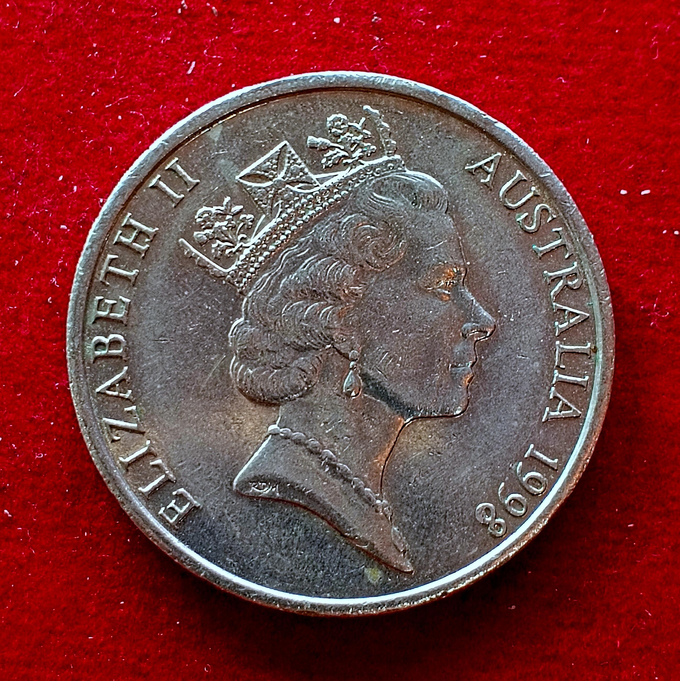 Australia 20 Cents Elizabeth II 1998 Coin