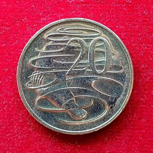 Australia 20 Cents Elizabeth II 2014 Coin
