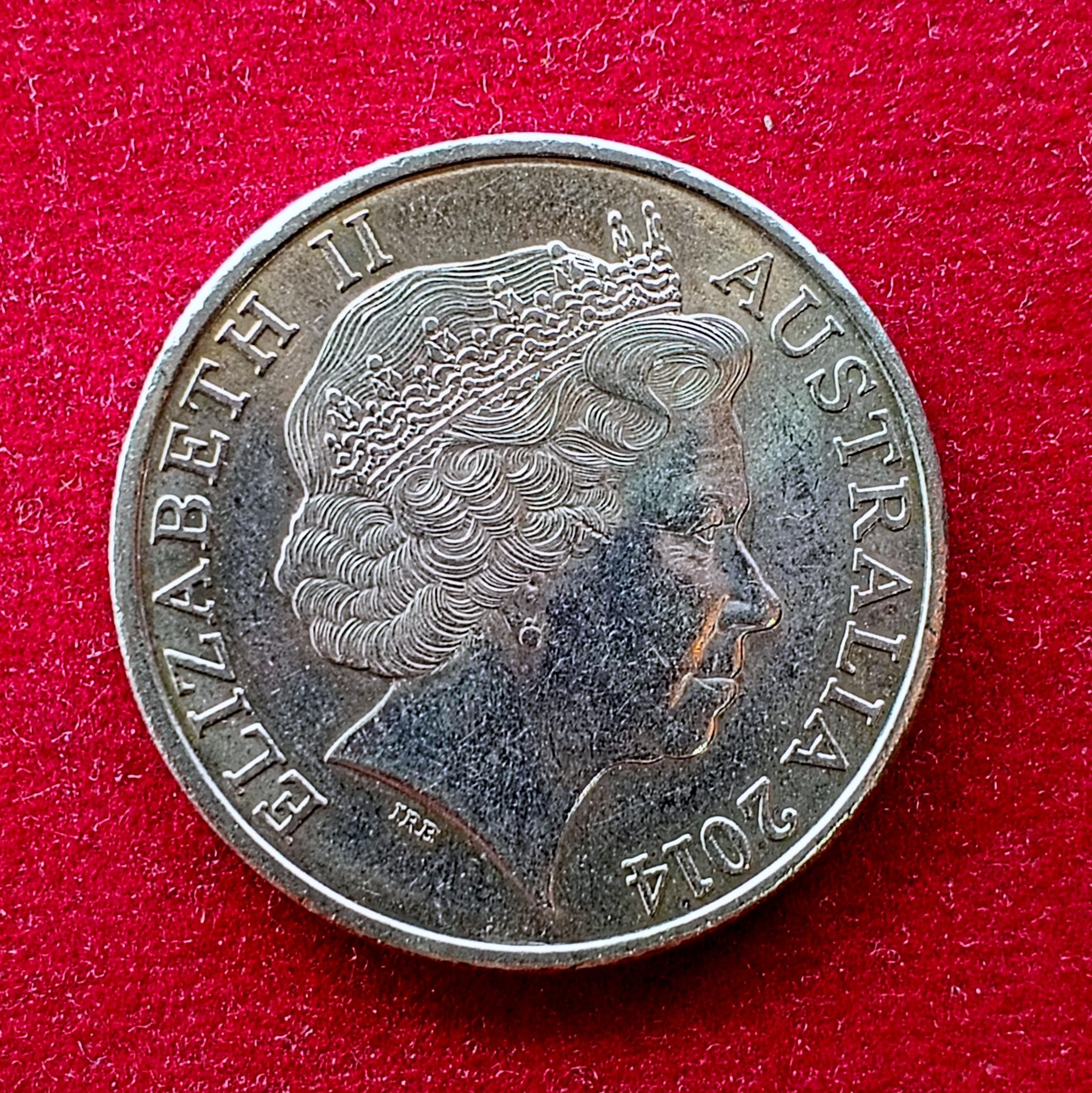Australia 20 Cents Elizabeth II 2014 Coin