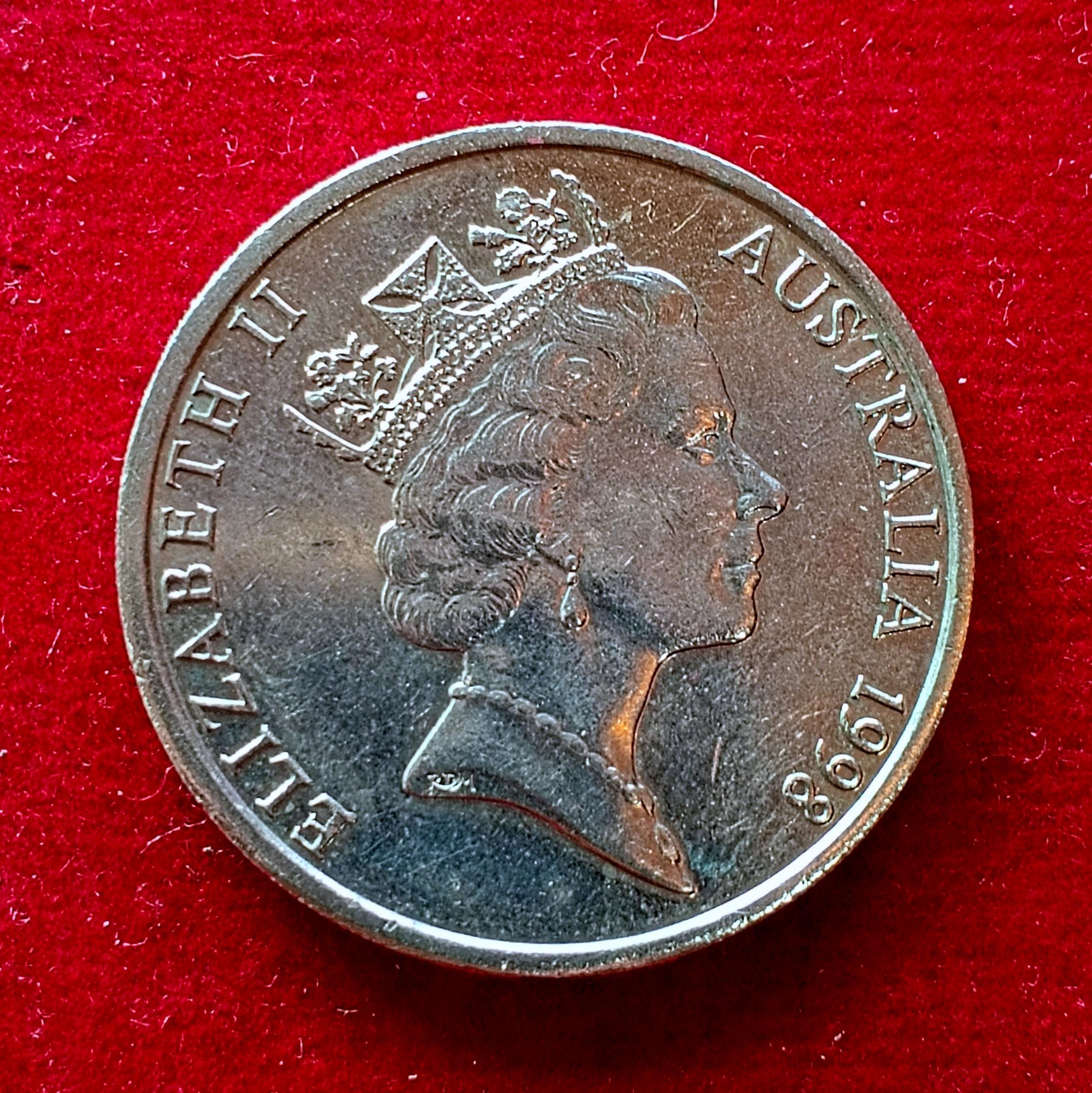Australia 20 Cents Elizabeth II 1998 Coin