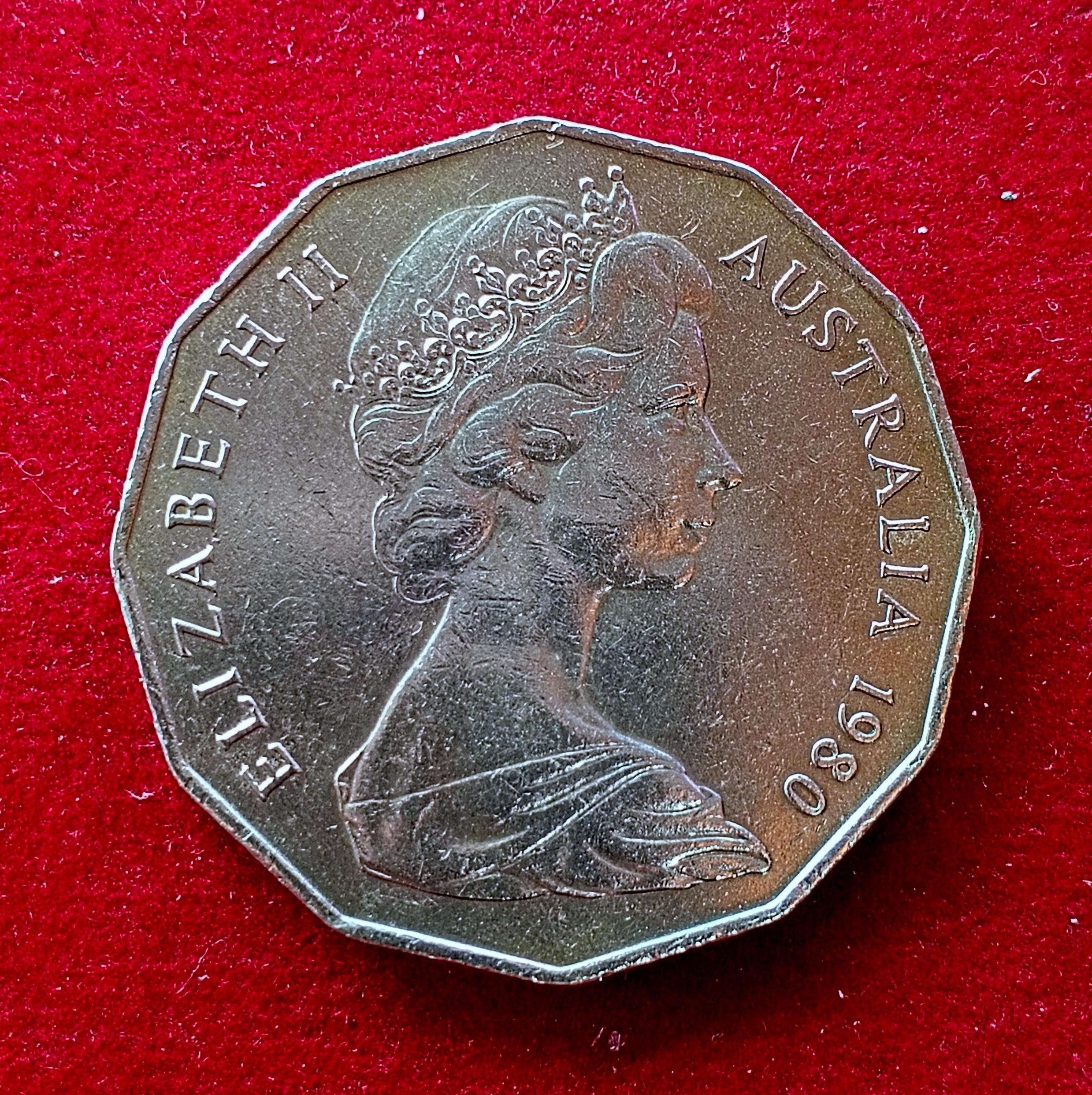 Australia 50 Cents - Elizabeth II 1980 Coin