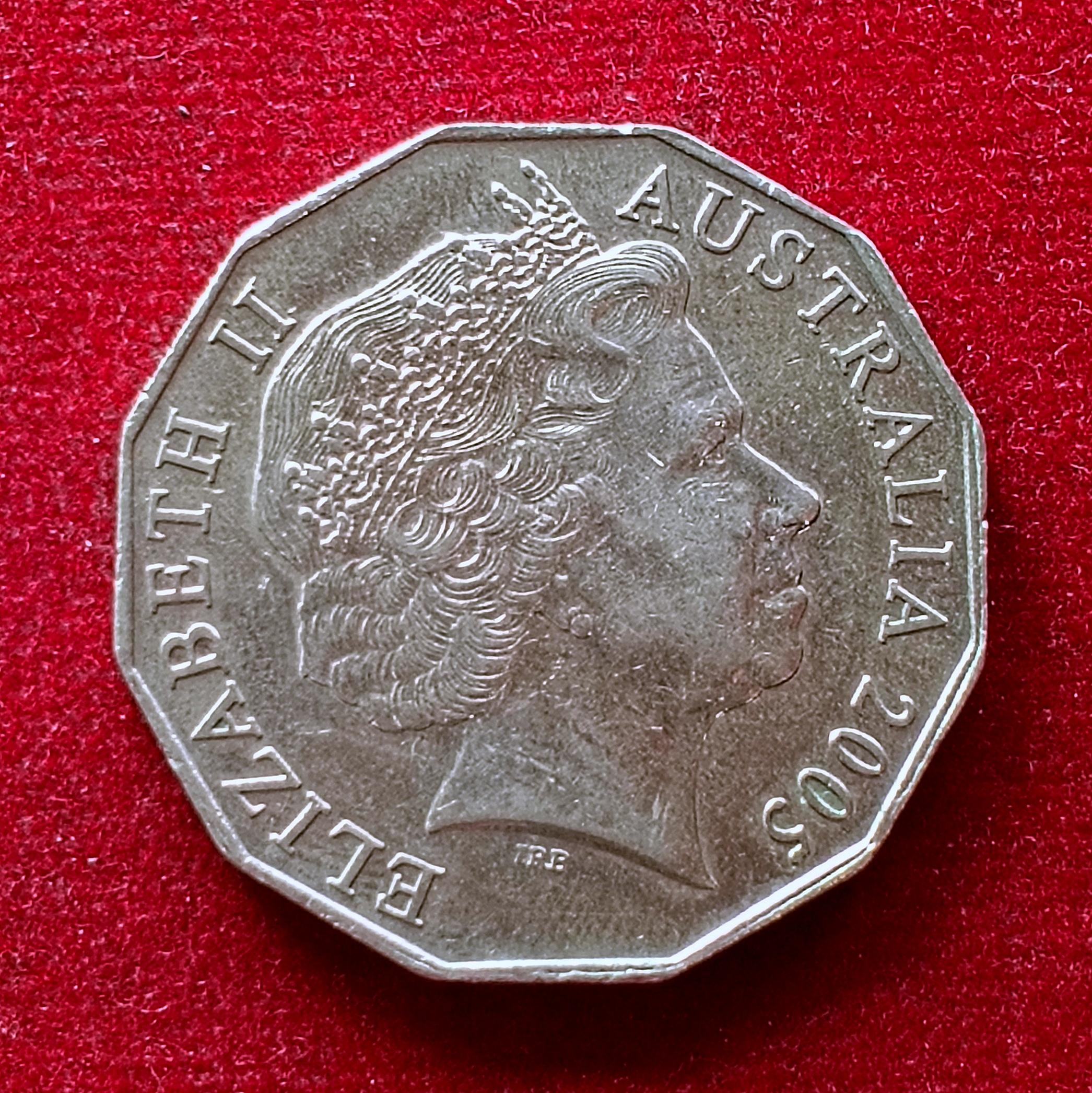 Australia 50 Cents – Elizabeth II – XVIII Commonwealth Games Melbourne 2005 Coin