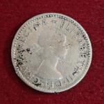 Australia 6 Pence - Elizabeth II 1954 Silver Coin